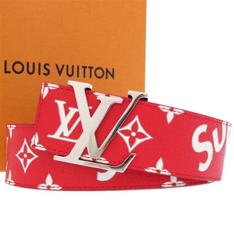 lv supreme white belt